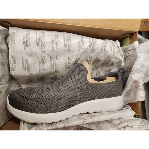 Skechers Performance Go Walk Max Gen 5 Cushioning Charcoal Mens 14 - Picture 4 of 8